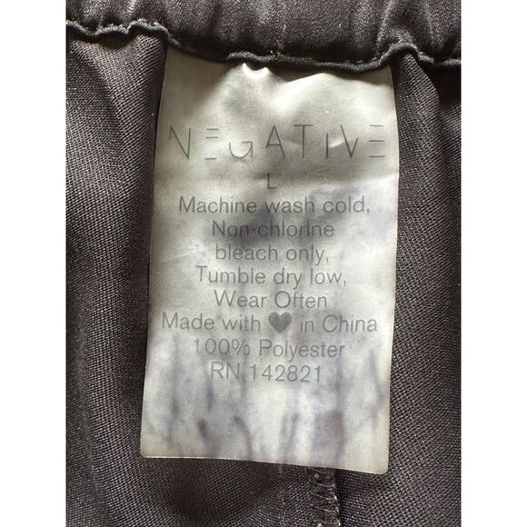 Negative Women's Lightweight Elastic Waist High Rise Loungers, Size L Athleisure - Picture 3 of 3